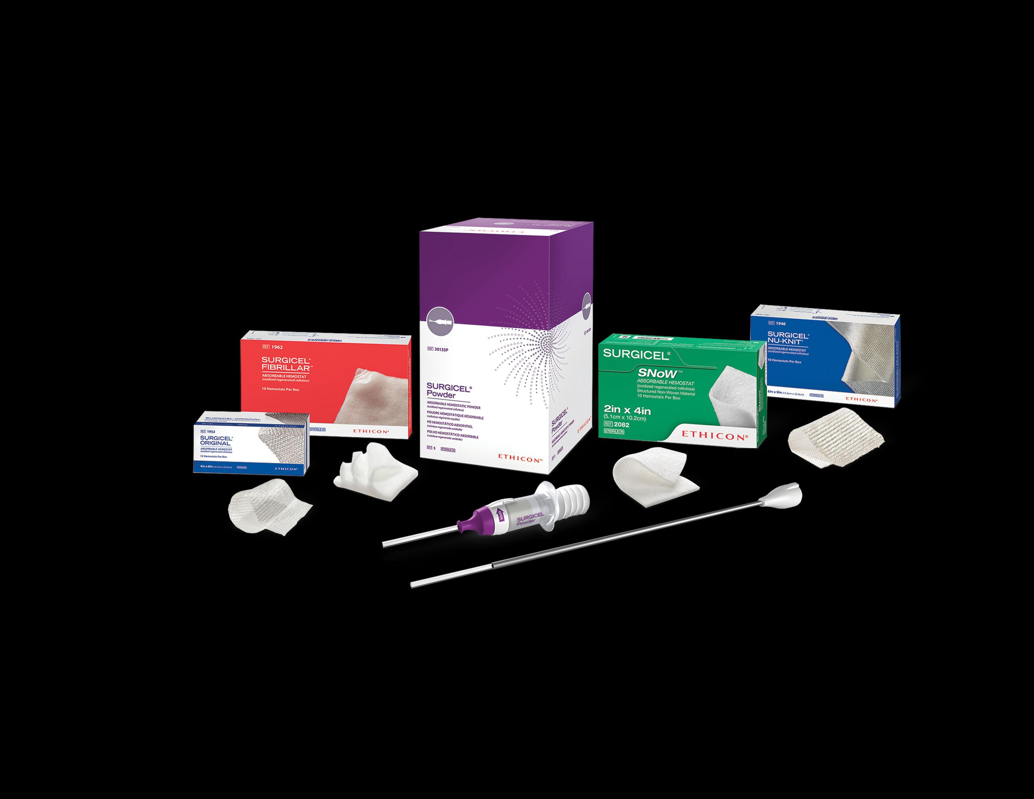 Ethicon, LLC Surgicel 5x7,5cm steril PK 10 resorb. Hämostyptikum, Cellul