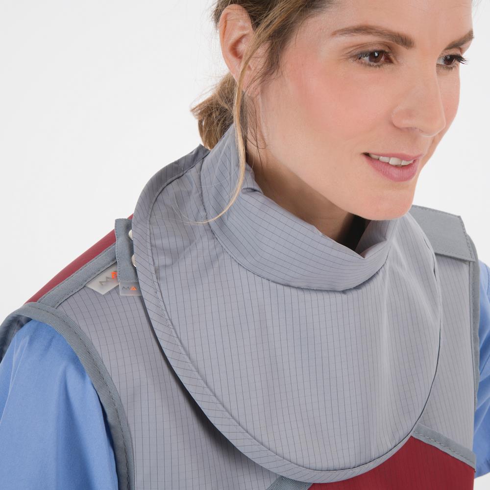 MAVIG GmbH Mavig Sternumschutz RA614KL Farbe:Titan m. Klettverschluss, Halsweite:32-45cm