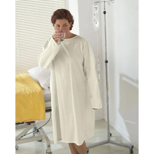 HOSPITA SAEG Freiburg Patientenhemd weiß 100% Baumwolle