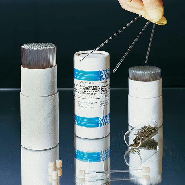 Servoprax Blutgaskapillare 75mm AP 250 Typ 1825 130µl, 80I.U.