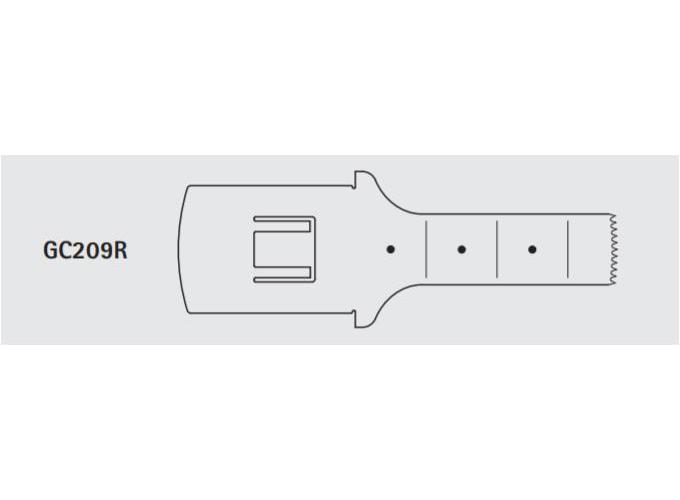 Aesculap Sagittales Sägeblatt 10mmx35mm, Schnittspalt 0,8mm