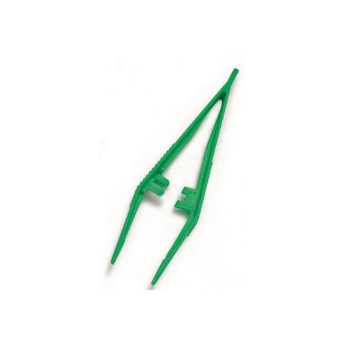 Paul Hartmann AG MediSet Einmalpinzette 12,5cm grün PK 20, einzeln steril, Kunststoff