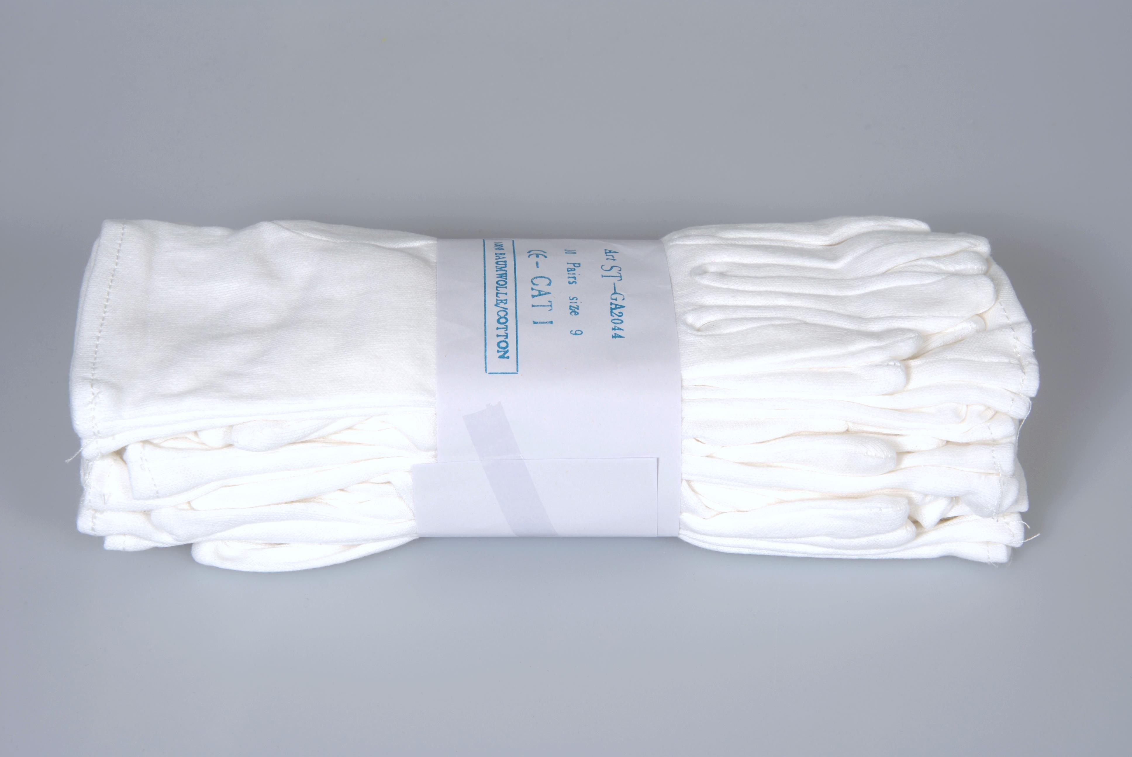 Zwirnhandschuh Baumwolle Größe 7,5 , 20 Stück