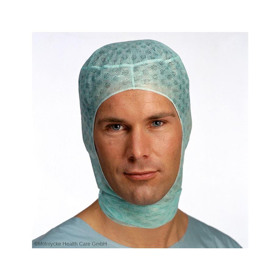 Barrier OP-Haube ALL grün PK 120 Astronautenhaube