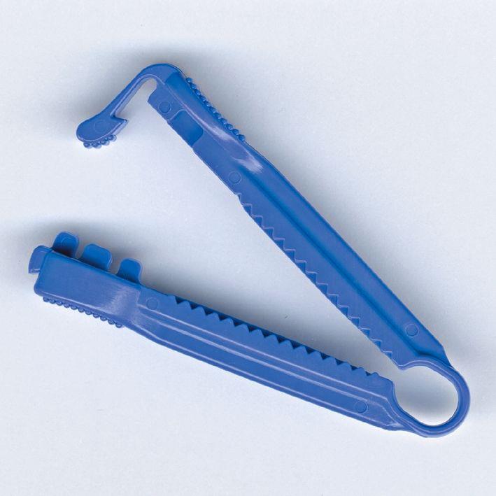 MEGRO Original HDK Katheterklemmen blau AP 200 Polyoxymethylen (POM)