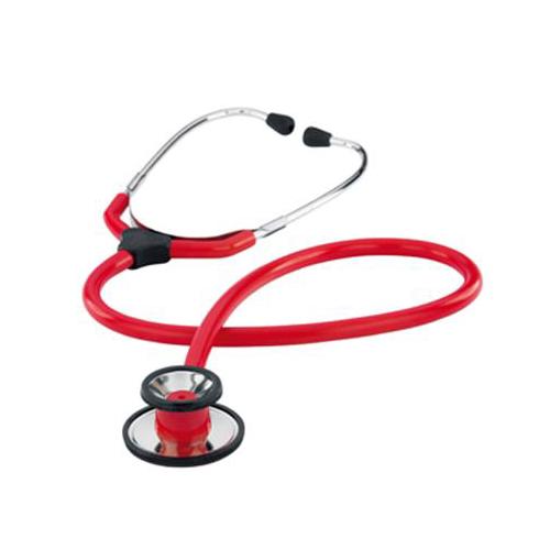 Colorscop-Stethoskop "Duo" rot Schlauchlänge 55cm, Doppelkopfstet.