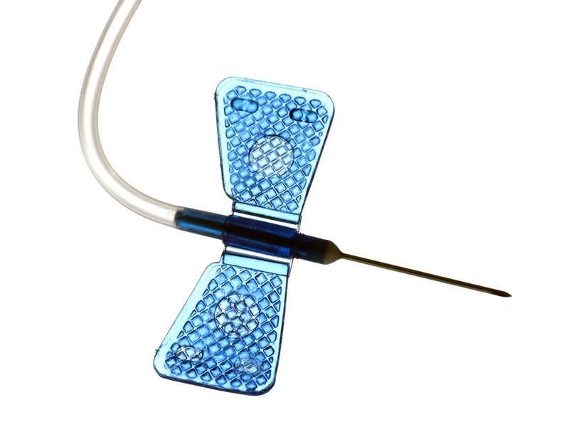 Tro-Venoset Perfusionsbesteck blau AP 100 23Gx20mm 30cm Schlauchlänge