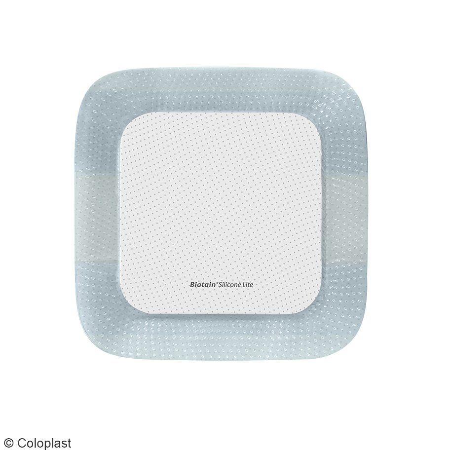 Biatain Silicone Lite Schaumverband PK 5 5x12,5cm mit Silikonhaftrand