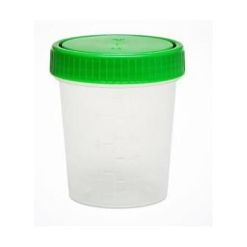 AMPRI HANDELSGESELLSCHAFT MBH Med Comfort Urinbecher 100ml 500 Stück, unsteril, mit Schraubdeckel grün