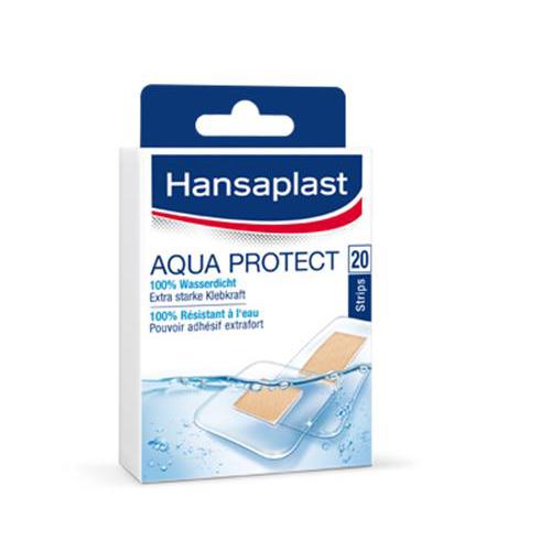 Hansaplast Aqua Protect Strips AP 10 x 20 2 versch. Größen, wasserfest