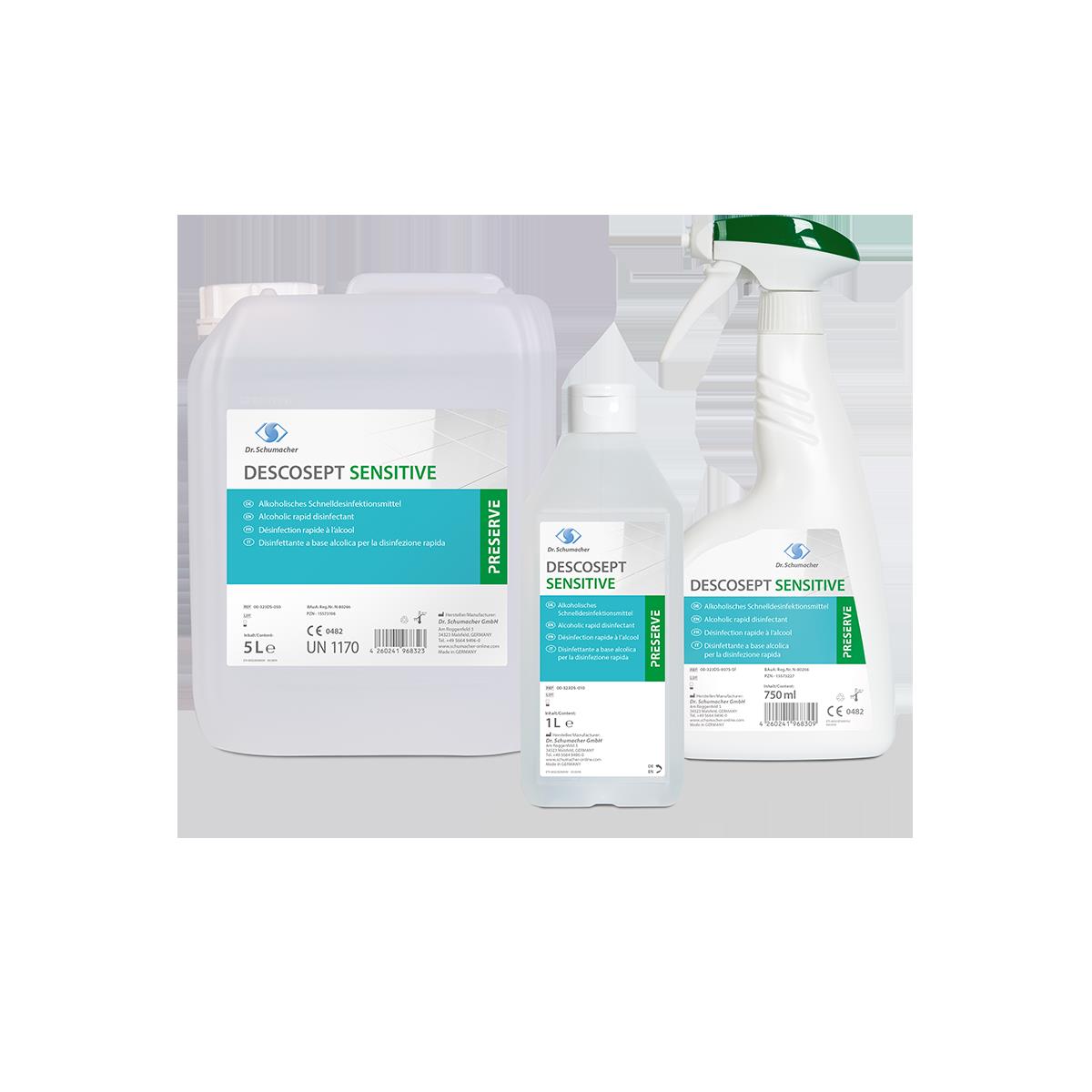 DR.SCHUMACHER GMBH 34201 MELSU Descosept sensitive 1L alkoholische Schnelldesinfektion