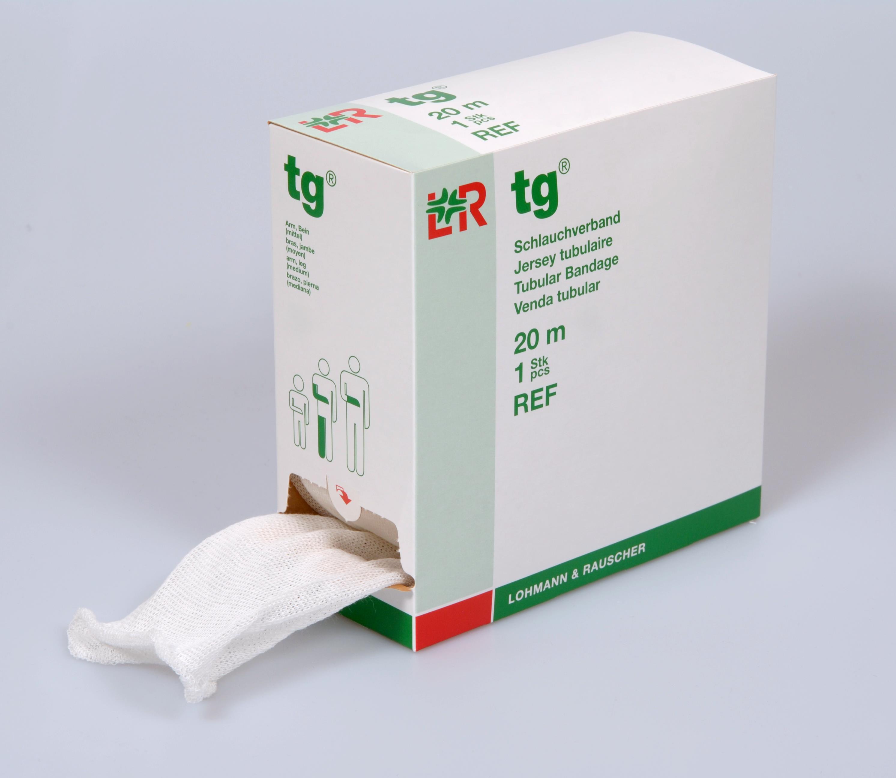 Lohmann & Rauscher International GmbH & Co. KG tg Schlauchverband Größe 3, 20m, weiß