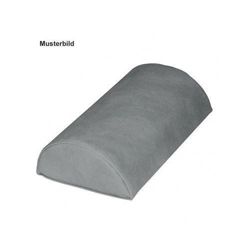 BISANZ Halbrolle mit Kunstlederbezug weiß 40x22x11cm