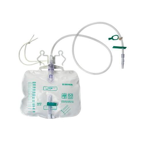 B. Braun Melsungen AG Ureofix 112 plus 2000 ml m. Ablasshahn AP 25 110cm Überleitungsschlauch