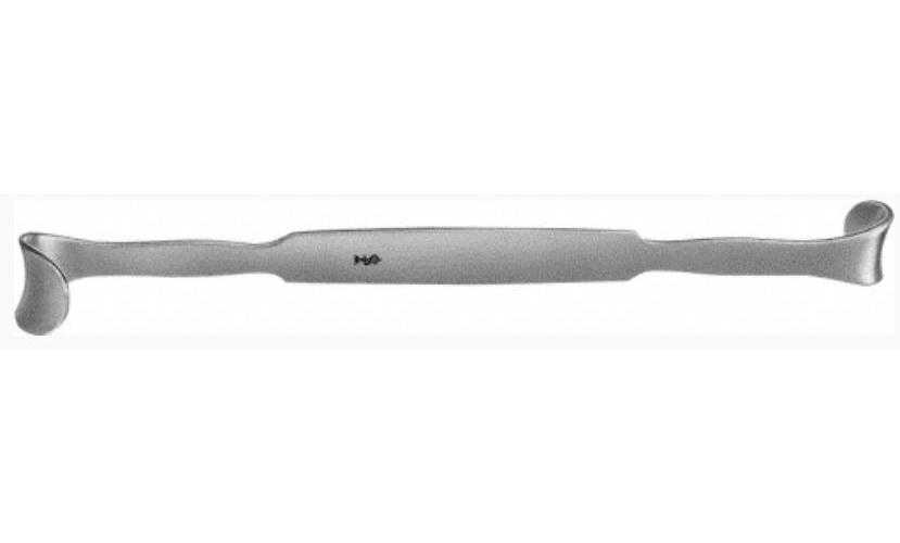 Rose Wundhaken 13cm doppelendig 10x8mm, 12x11mm