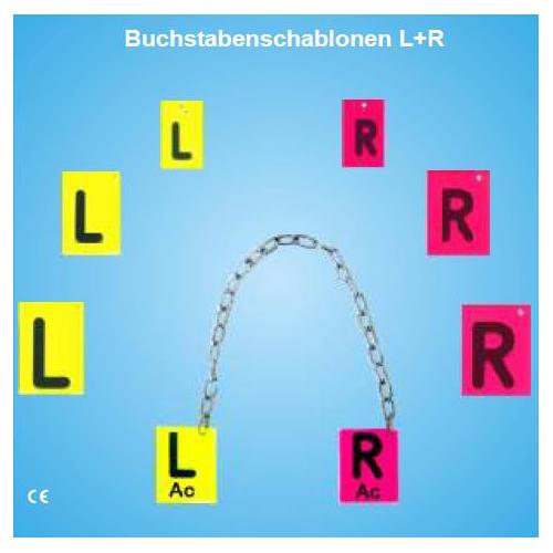 EWEM-JANUS Röntgenbuchstaben links+rechts Schrifthöhe: 10 mm