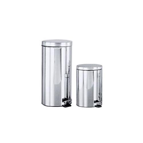 CONTACTO BANDER Tretabfalleimer 12 Liter aus Edelstahl 18/10 25cm Ø, Höhe 39,5cm
