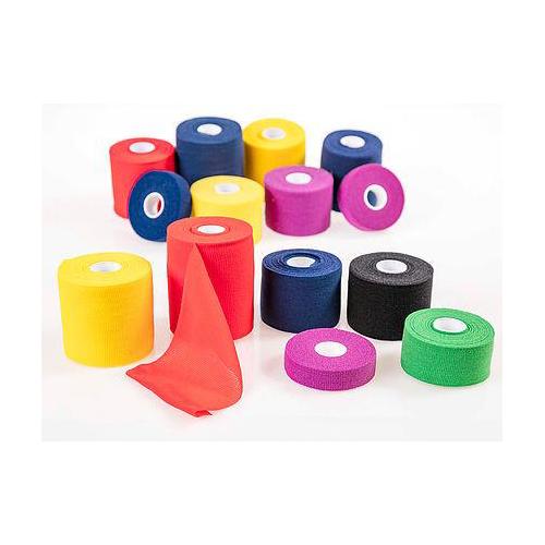 Krewi-mull haft color 4cm x 20m grün, kohäsive Fixierbinde