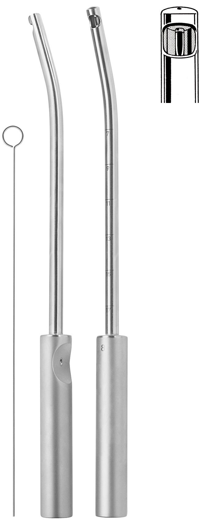 MARTIN Absaugkürette Ø 10 mm Länge: 29cm