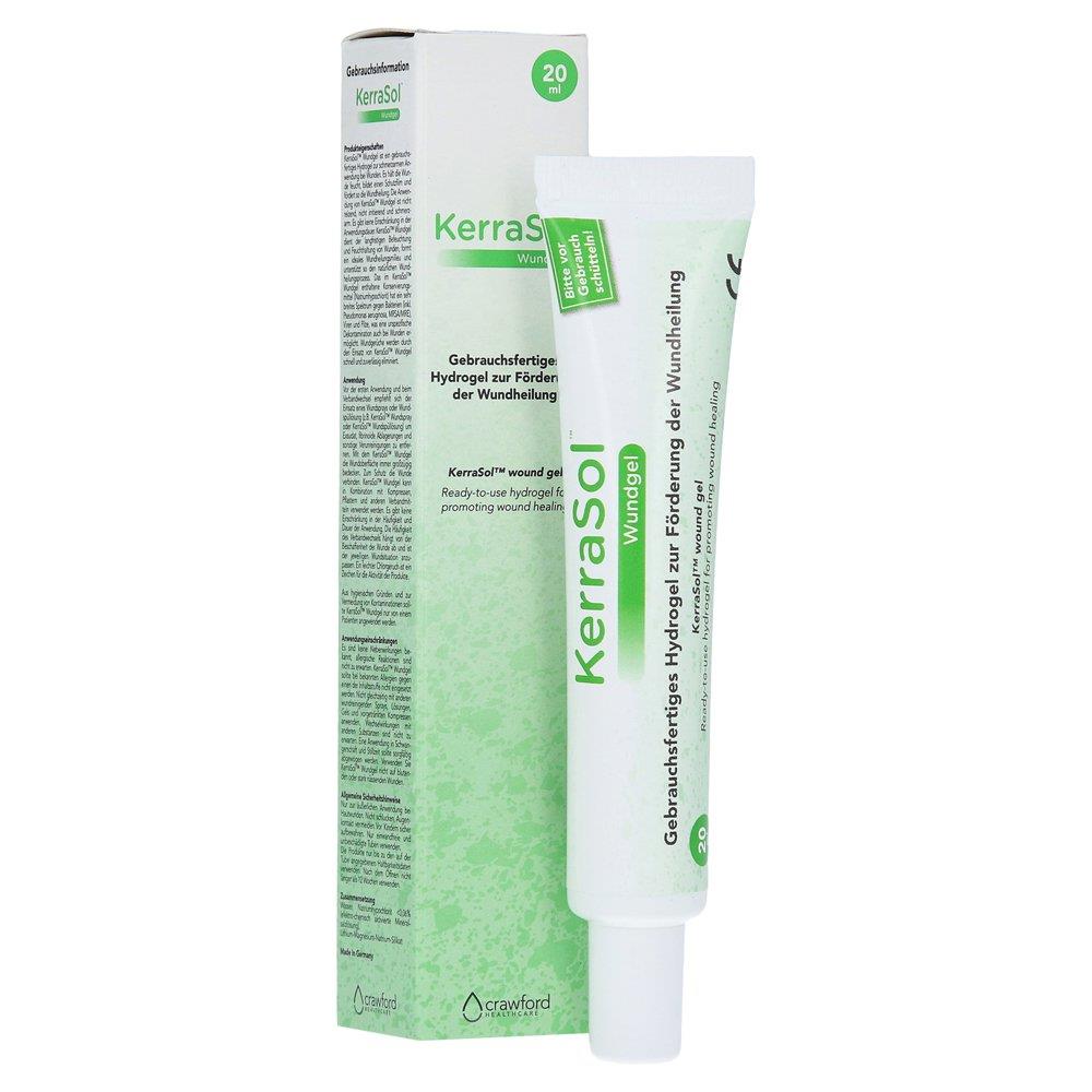 CRAWFORD HEALTHCARE GMBH KerraSol Wundgel 20ml Hydrogel zur Reinigung u. Befeuchtung