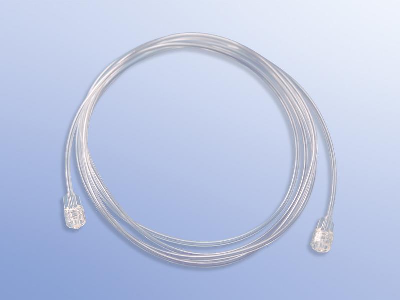 Gasprobenschlauch männlich 2m AP 50 mit 2 LL Anschlüssen, m/m