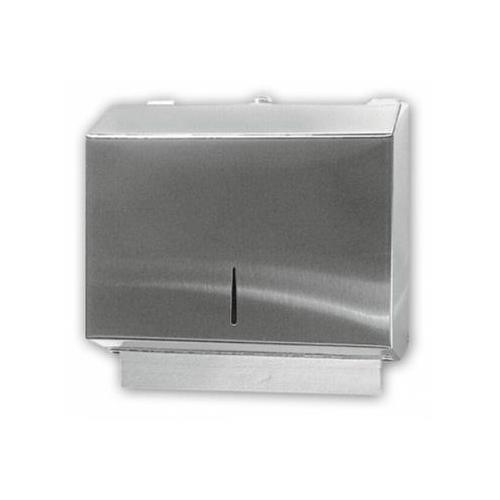 MEGRO Ratiomed Falthandtuchspender Edelstahl, H 20 x B 25 x T 12 cm