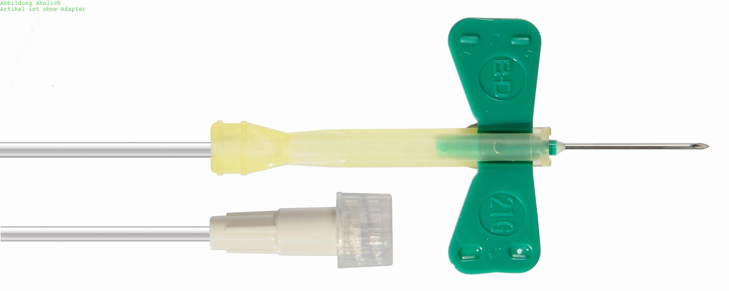 BD Vacutainer Safety-Lok 21G 0,8x19mm AP 50 grün Blutentnahmeset ohne Adapter