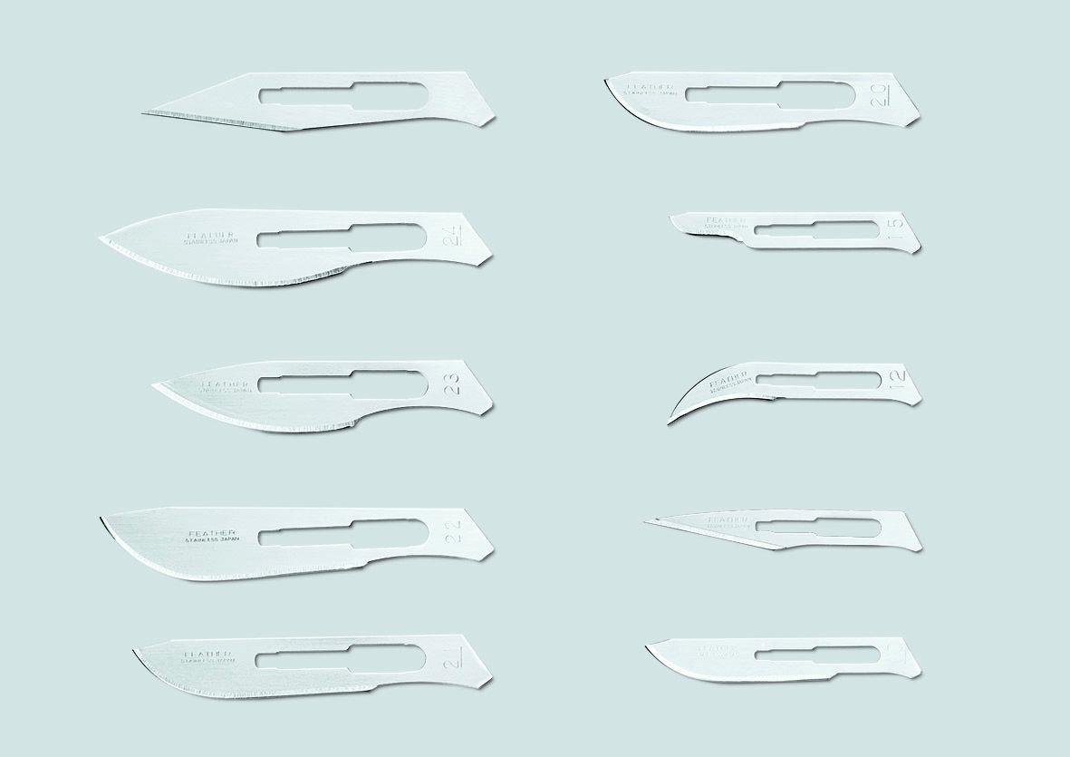 Feather-Einmalskalpellklingen AP 100 steril, Fig.12