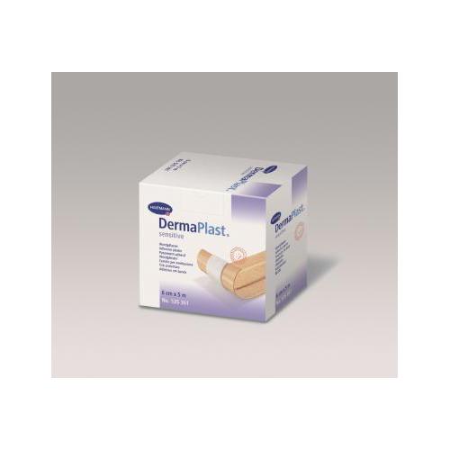 DermaPlast Soft 8cm x 5m Wundpflaster aus weichem Vliesstoff