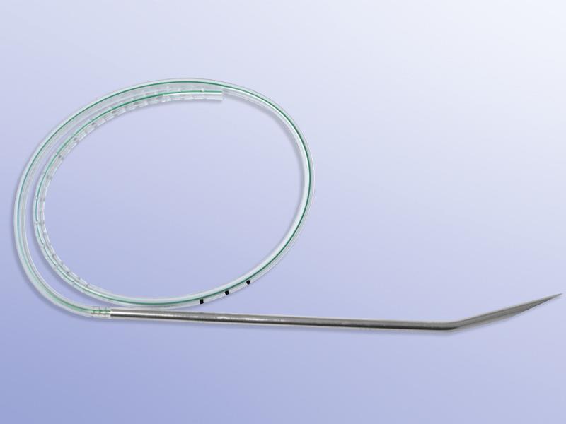 Dahlhausen Redon-Drain m. Führungsnadel PK 50 CH8, 50cm, 14cm Perforation