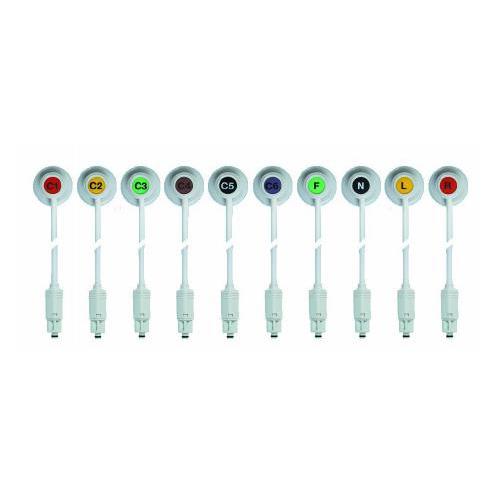 Saugelektrodenleitungssatz AP 10 für Strässle EKG-Sauganlage