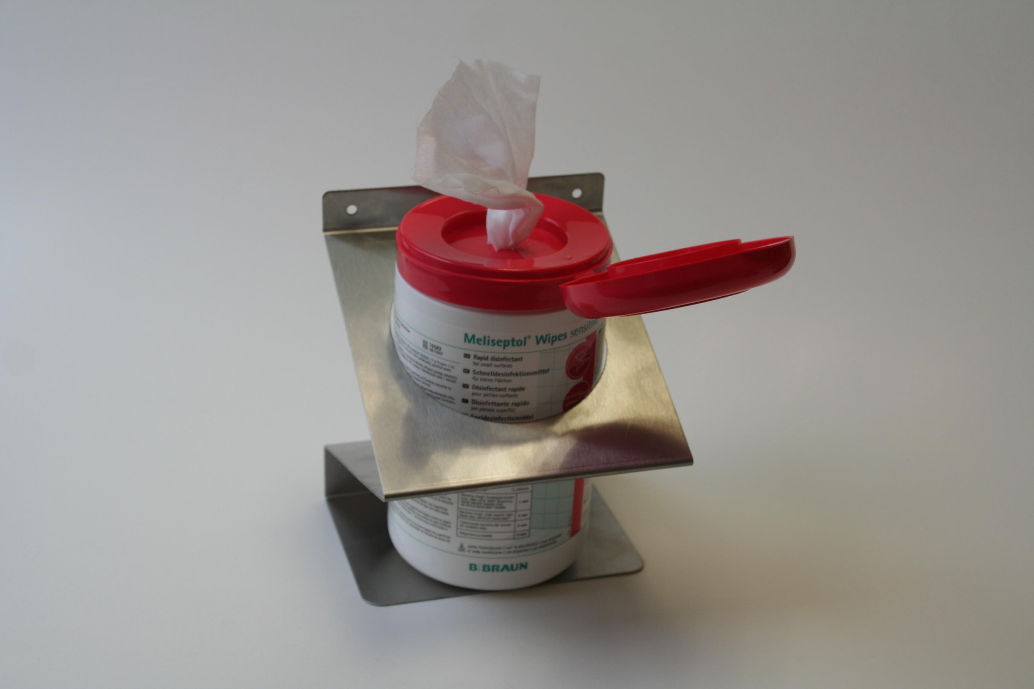 Edelstahlhalter für Dose Meliseptol Wipes Sensitive