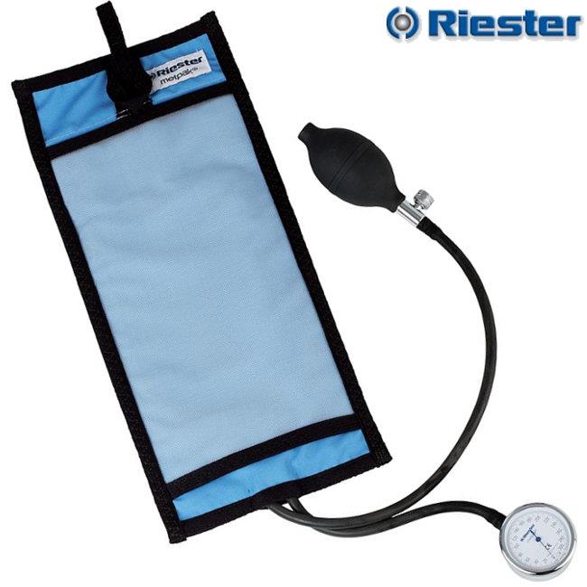 RIESTER Metpack Druckinfusionsgerät 5000ml inkl. Manometer 49mm,Pumpball latexfrei