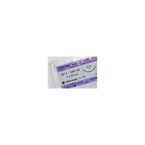 CHIRANA T.Injecta s.r.o. Chirlac braided violet 3/0 PG0407 AP 24 GR20 45cm