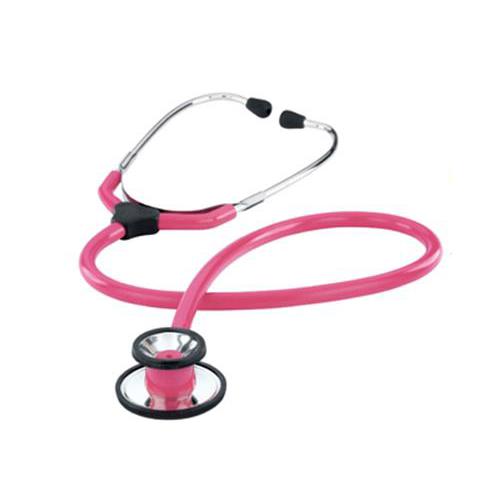 Colorscop-Stethoskop "Duo" pink Schlauchlänge 55cm, Doppelkopfstet.