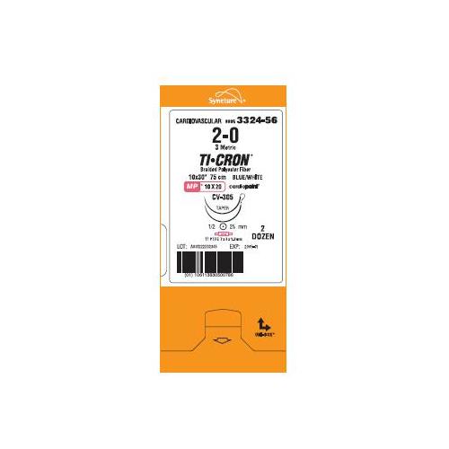 Medtronic, Inc. Ti-Cron 2/0 blau geflochten 8886307051 AP 36 C-15 75cm