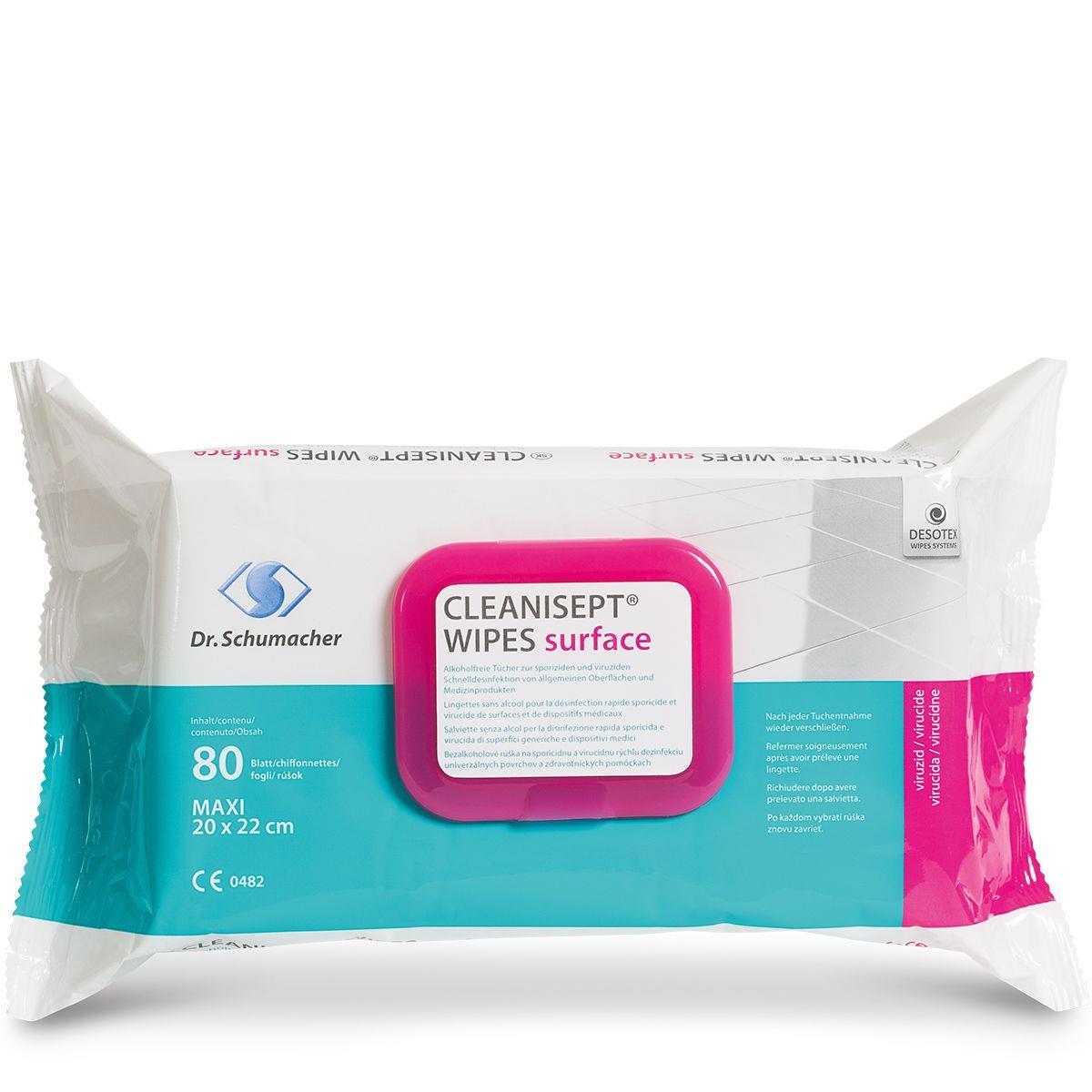 Cleanisept Wipes forte Maxi Flowpack à 100 Tücher, alkoholfrei