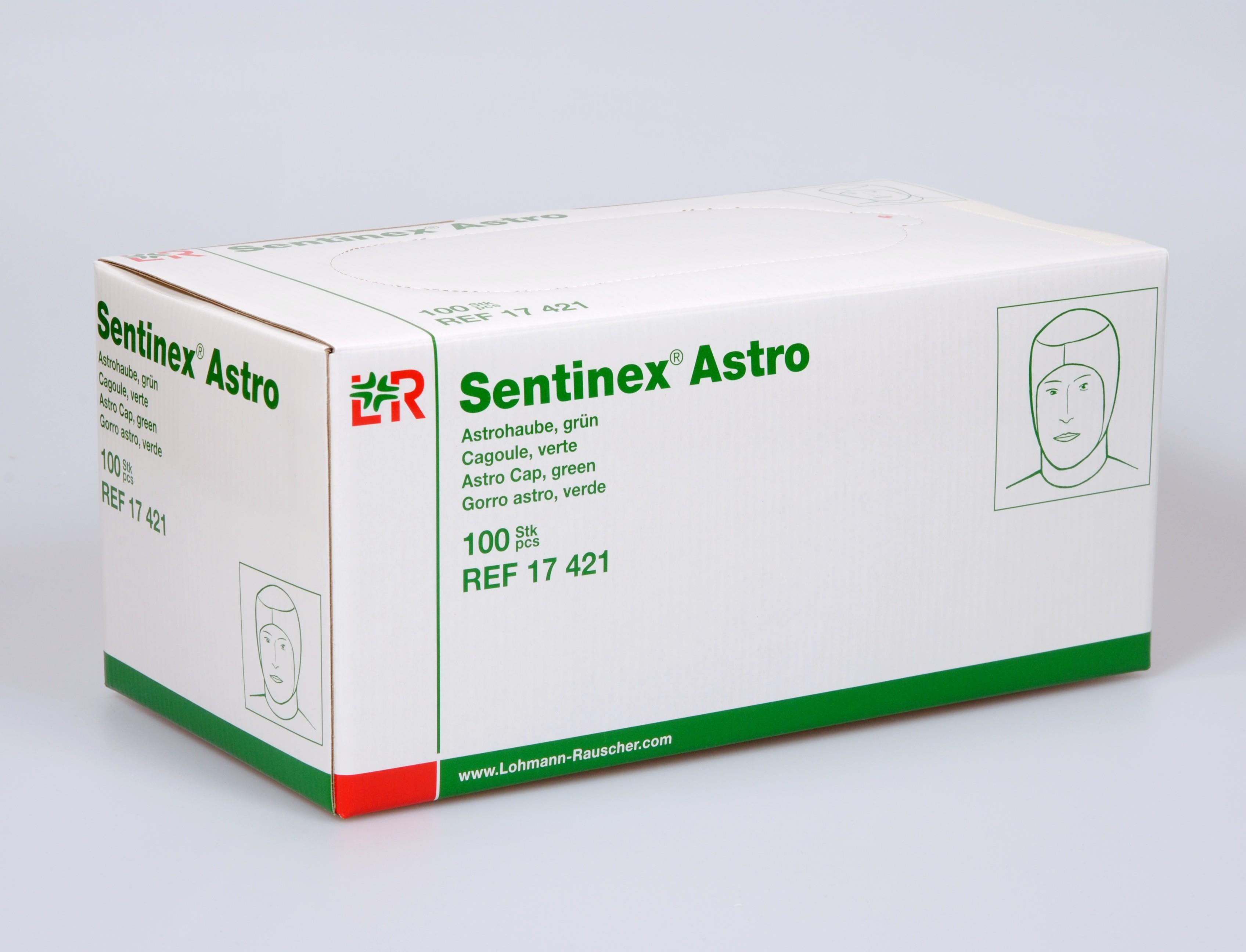 Lohmann & Rauscher International GmbH & Co. KG Sentinex Astro Astrohaube, grün, 100 Stk