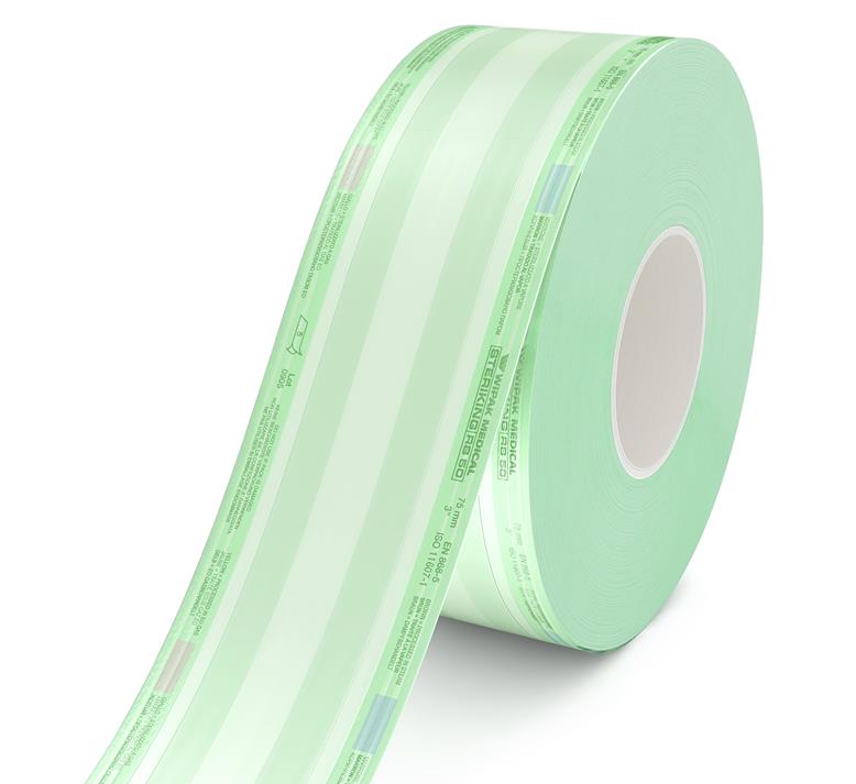 WIPAK Steriking Rolle m. Seitenfalte TYP RB 100mmx50mmx100m