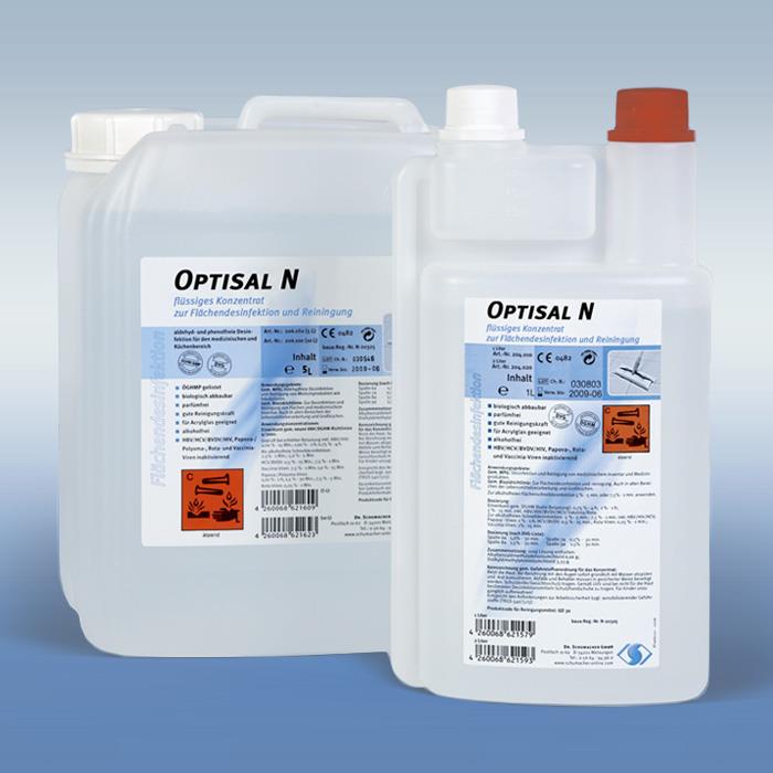 DR.SCHUMACHER GMBH 34201 MELSU Optisal N Flächendesinfektion 5L aldehyd- und phenolfrei