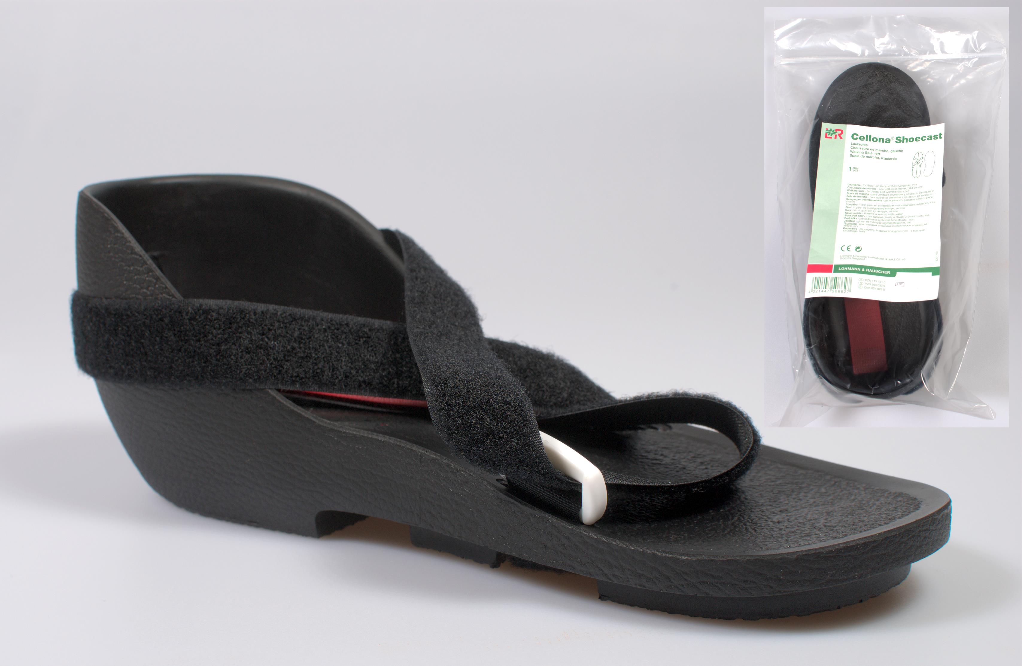 Cellona Shoecast Größe 0 (32-35), links