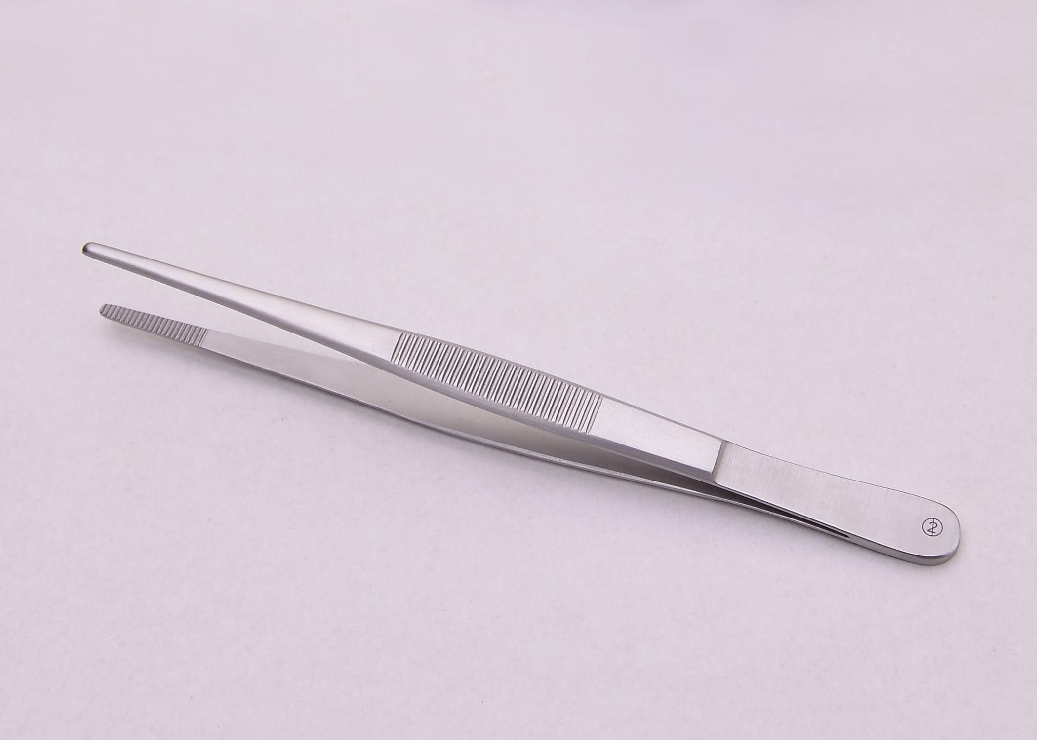 VEHU-MEDICAL Anatomische Pinzette gerade AP 10 14,0cm zum Einmalgebrauch