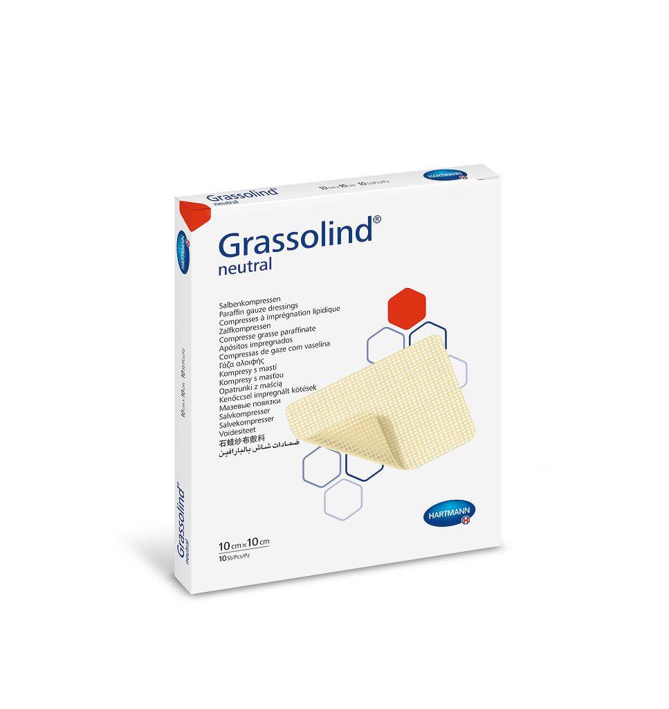 Paul Hartmann AG Grassolind 7,5 x 10cm steril AP 10 wirkstofffreie Salbenkompr.