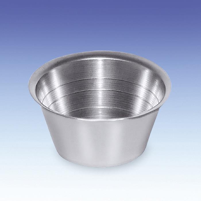 CONTACTO BANDER Medizinbecher 30 ml ohne Deckel Durchm. 5cm, 2,5cm hoch, Edelstahl
