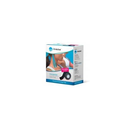 K-Active Tape 5cmx5m schwarz, kinesiologisches Tape