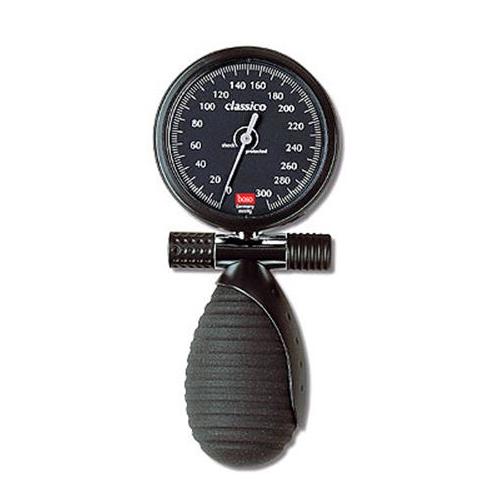 Boso Classico Blutdruckmessgerät 60mm m. Klettmansch., 2-in-1-Schlauchtechnik