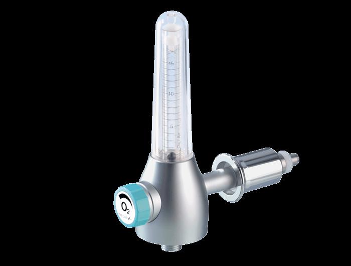 ATMOS MEDIZINTECHNIK Fina Flow O 15 Durchflussmesser - Wand Entnahmegerät f. Sauerstoff m.Flowmeter