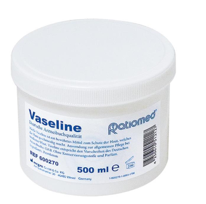 Ratiomed Vaseline DAB 500ml ohne Konservierungsstoffe und Parfüm