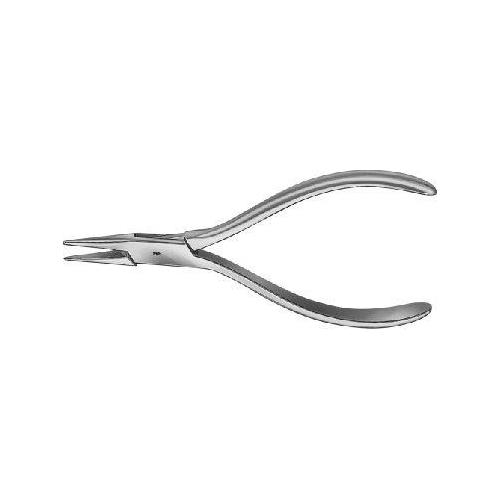 Flachzange Modell Marburg 14,0 cm, Maul beidseitig kariert