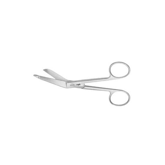 Verband-und Kleiderschere LISTER seitwärts gewinkelt, 140mm